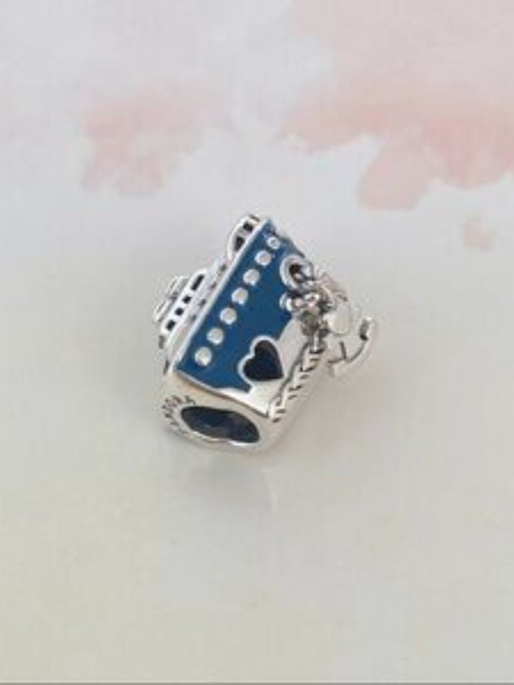 Anchored Cruise Ship Charm - Picture 4 of 5